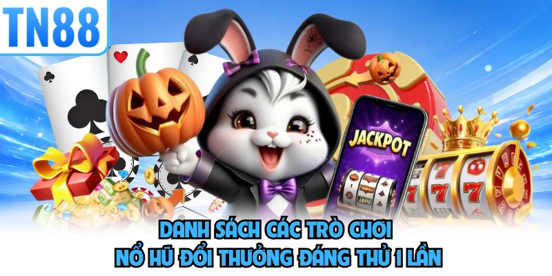 Danh sách các trò chơi nổ hũ đổi thưởng đáng thử 1 lần