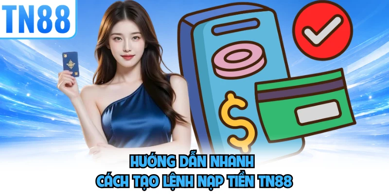 Hướng dẫn nhanh cách tạo lệnh nạp tiền TN88